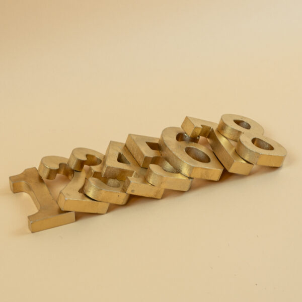 Číslo stolu - set 1-8 (8 cm)