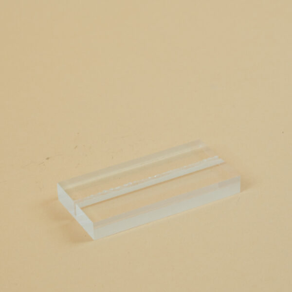 Plexi stojánek na tiskoviny 6x3 cm