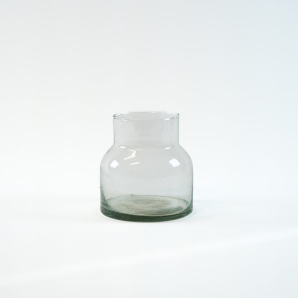 Skleněná váza čirá 13,5 cm
