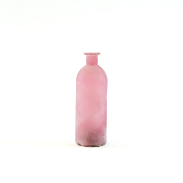 Skleněná vázička "moučná"  20,5 cm