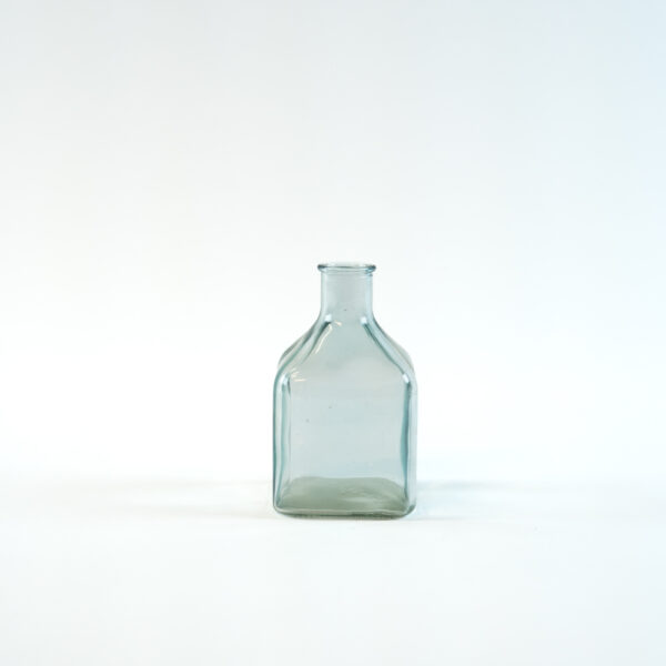 Skleněná vázička sv. modrá nižší 14 cm