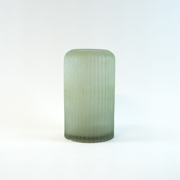 Skleněná váza mint 31 cm