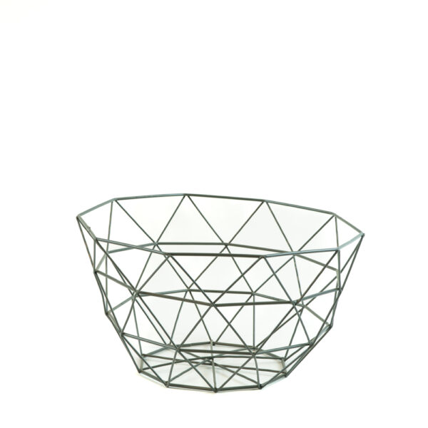 Košík šedý 27 cm