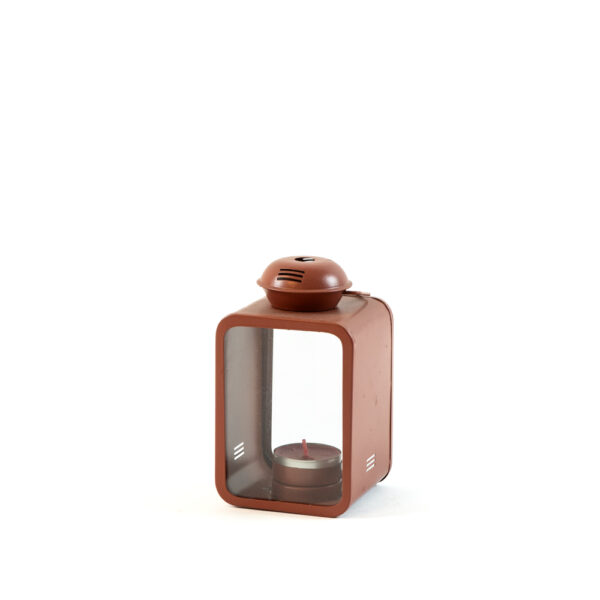 Lucerna na čajovou svíčku terracota - 13,8 cm