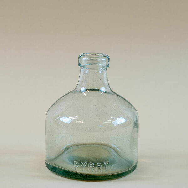 Skleněná vázička rumová 15 cm