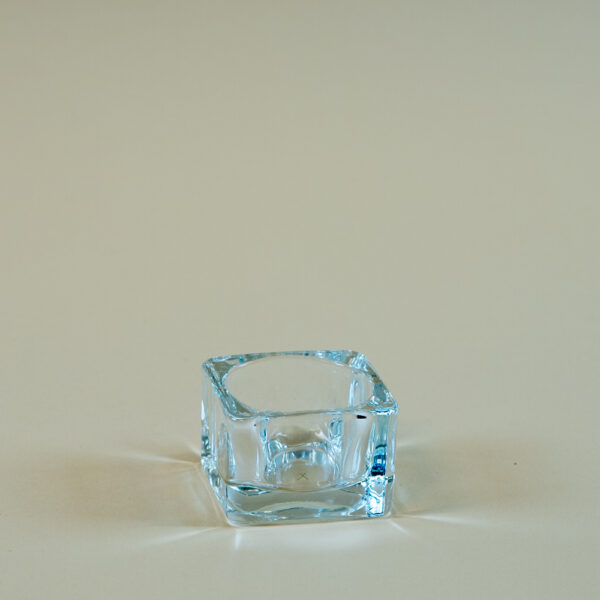 Skleněný svícen na čajovou svíčku - 3,2 cm