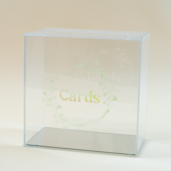 Krabice na dary plexi "Cards"