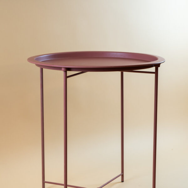 Stoleček tm. růžový - 50 cm