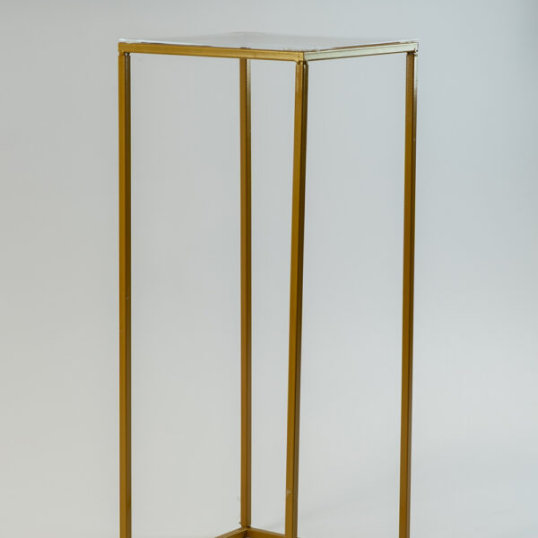 Kovový zlatý stojan - 60 cm