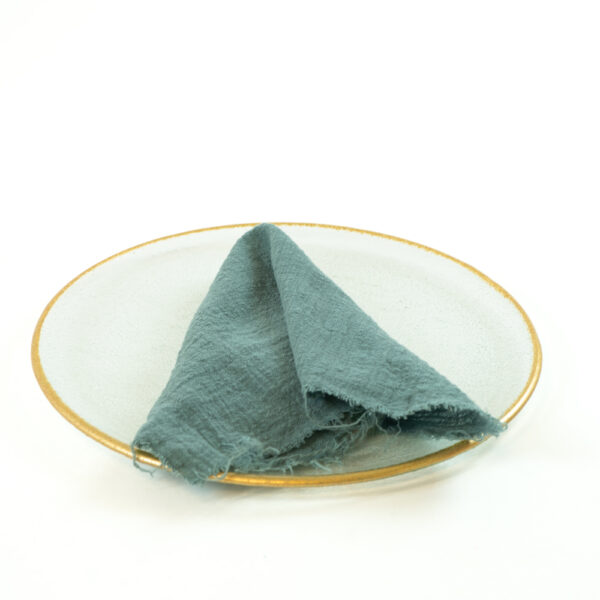 Ubrousek fáčovina - modro-zeleno-šedá 30x30 cm