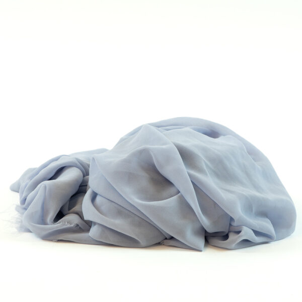 Běhoun na stůl dusty blue - šifon - 280 cm