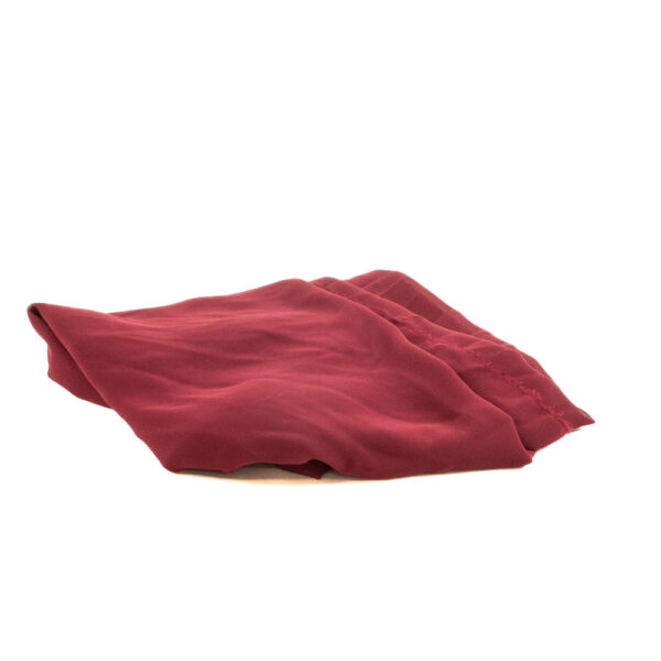Běhoun na stůl šifon - vínově červená -  300 cm