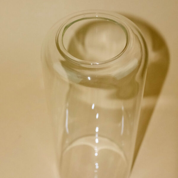 Skleněná vázička "tubus" 17 cm